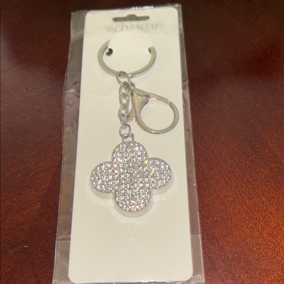 bloom Accessories - Blossom Sparkling Silver Key Holder